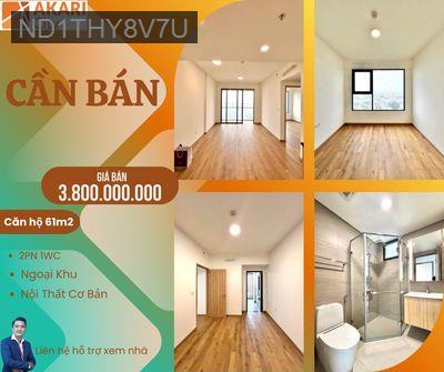 Chính Chủ Gửi Bán Akari City GĐ2 - 2PN1WC - Giá 3,8 tỷ  - Ngoại Khu - Phường An Lạc  -  Quận Bình Tân 