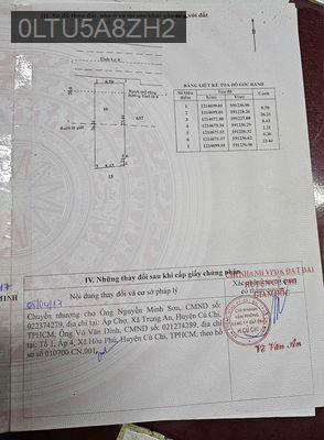 CẦN TIỀN BÁN GẤP NHÀ MT TỈNH LỘ 8 CỦ CHI - Xã Tân Thạnh Đông  -  Huyện Củ Chi 