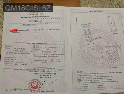 Nhà Quận 10 Cần Bán - Phường 9  -  Quận 10 