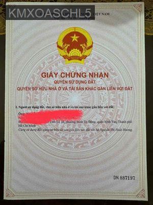 Bán nhà - Phường Bình Trị Đông  -  Quận Bình Tân  - 90m² - 16.8tỷ
