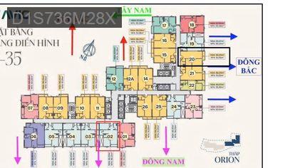 Chuyển nhượng căn 2PN2WC tháp B02-ORION-TT AVIO với giá gốc từ CĐT - Phường Đông Hiệp  -  Thị xã Dĩ An 
