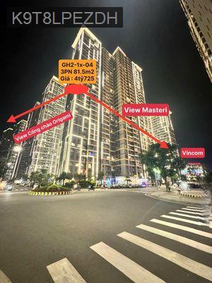 Căn góc 3pn 82m2 GH2 tầng trung ra Vincom, công viên 36 ha chỉ 50m - Phường Long Bình  -  Quận 9 