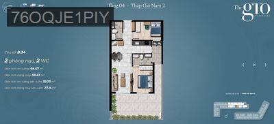 [Hàng hiếm] Căn hộ The Gió - Sân vườn view nội khu (Giá thương lượng) - Phường Bình An  -  Thị xã Dĩ An 
