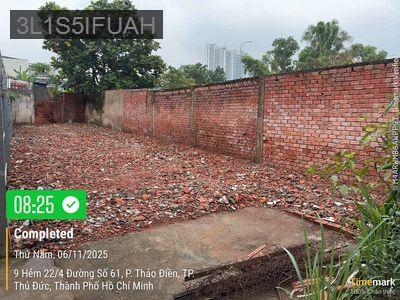 BÁN ĐẤT DT 6mX22m TẠI ĐƯỜNG SỐ 61, THẢO ĐIỀN Q2, TP.HCM, GIÁ 14,5 tỷ - Phường Thảo Điền  -  Quận 2 