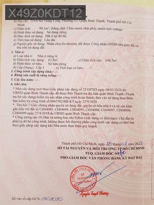 BÁN NHÀ MẶT TIỀN 219A NƠ TRANG LONG, PHƯỜNG 12, BÌNH THẠNH - Phường 12  -  Quận Bình Thạnh 