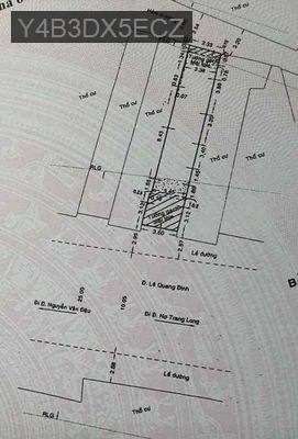 Bán nhà - Phường 11  -  Quận Bình Thạnh  - 63m² - 24tỷ