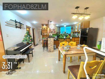 Chung cư Vĩnh Tường-Chợ Bà Hom Mới 120m2. 3PN 2WC. SHR. 2,9 Tỷ - Phường Tân Tạo A  -  Quận Bình Tân 