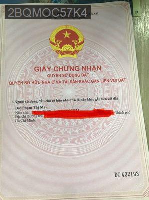 Đất chính chủ cần bán tại Thanh Ba - Mỹ Lộc - CG Long An (121m2) - Xã Mỹ Lộc  -  Huyện Cần Giuộc 