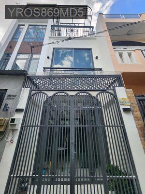Cần bán 1 căn nhà đẹp mới xây 1 lầu 1 sân thượng mới 100% sổ hồng - Phường Bình Hưng Hòa  -  Quận Bình Tân 