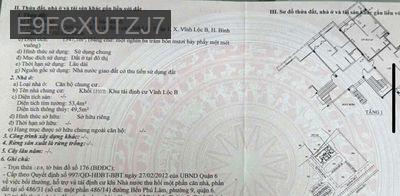 Bán gấp Căn hộ tầng trêt KTĐC Vĩnh Lộc B - 50m2 - hơn 1.4 tỷ. DT 50m2 - Xã Vĩnh Lộc B  -  Huyện Bình Chánh 