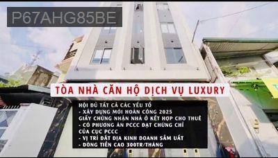 Toà CHDV 210m2 nở hậu - 8 tầng 75 phòng hiện cho thuê 300 triệu/tháng - Phường 11  -  Quận Gò Vấp 