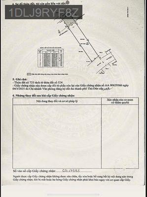Chính Chủ bán 139m2 đất THỔ CƯ Hẻm 1047 TL 43, Phường Tam Bình TP.HCM - Phường Tam Bình  -  Quận Thủ Đức 