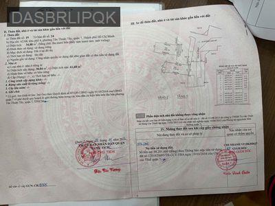 Bán nhà số 62/6K khu phố 4, phường Tân Thuận Tây, Quận 7, Hồ Chí Minh. - Phường Tân Thuận Tây  -  Quận 7 