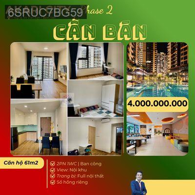 Chính Chủ Gửi Bán Akari City GĐ2 - 2PN1WC - Giá 4 tỷ - SHR - Nội Khu - Phường An Lạc  -  Quận Bình Tân 