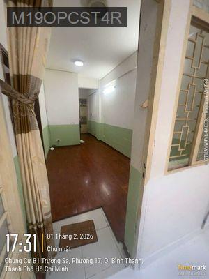 Căn hộ chung cư B1 Trường Sa, P17, Bình Thạnh, TP HCM: 50m2, 2PN, 2WC - Phường 17  -  Quận Bình Thạnh 