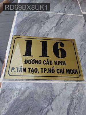 NHÀ MẶT TIỀN CẦU KINH GIÁ RẺ - Phường Tân Tạo  -  Quận Bình Tân 