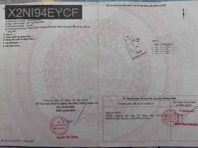 lô góc kdc long hoà cần đước tây ninh - Xã Long Hoà  -  Huyện Cần Đước 