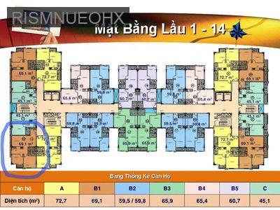 Bán chung cư - Phường 10  -  Quận Tân Bình  - 69m² - 3.5tỷ