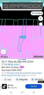 Nhà mặt tiền đường chính vẹn sông - Phường Tân Kiểng  -  Quận 7 