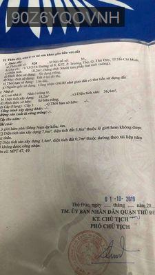 Nhà gần trường chợ. Công an ủy ban - Phường Trường Thọ  -  Quận Thủ Đức 