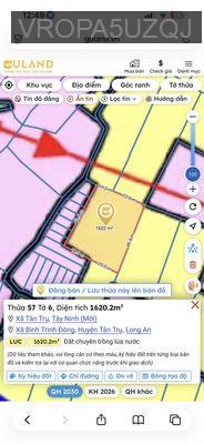 Bán Đất Sổ Đỏ 2357.2m2 Tân Trụ Long An - Xã Bình Trinh Đông  -  Huyện Tân Trụ 