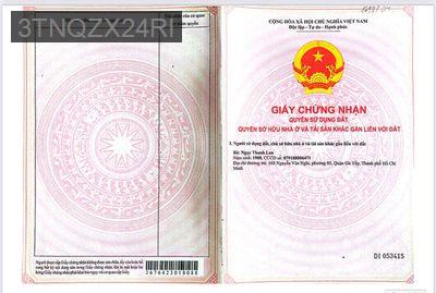 Đi nước ngoài cần bán gấp miếng đất rộng đẹp - Phường Thạnh Xuân  -  Quận 12 