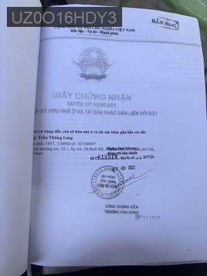 1 tỷ vẫn mua được nhà Sài Gòn . Cần tiền bán gấp nhà cấp 4 ở Bình Mỹ - Xã Bình Mỹ  -  Huyện Củ Chi 