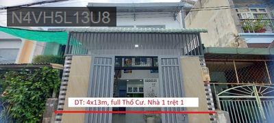 Bán nhà - Xã Thới Tam Thôn  -  Huyện Hóc Môn  - 53m² - 2.15tỷ