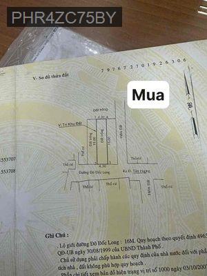 Đất mặt tiền đường Đô Đốc Long - Phường Phú Thọ Hoà  -  Quận Tân Phú 