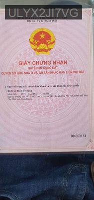 BÁN NHÀ ĐƯỜNG NGUYỄN VĂN THÀNH, ĐỊNH HÒA, THỦ DẦU MỘT, BD GIÁ 3.850T - Phường Định Hòa  -  Thành phố Thủ Dầu Một 