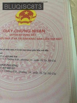 Bán nhà hẻm thông đối diện TTTM Lê Đại Hành vs 3/2 - Phường 13  -  Quận 11 