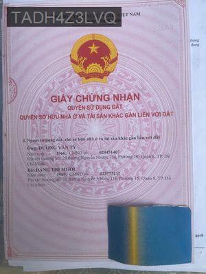 Bán nhà - Phường 16  -  Quận 8  - 98m² - 7.8tỷ
