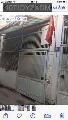 Nhà cấp bốn, có gác lửng,đã có sổ hồng .Khu dân cư an ninh tốt - Phường Hiệp Thành  -  Quận 12 