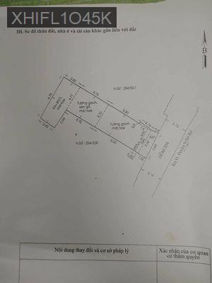 Nhà cấp 4 có gác  nở hậu 6m7 - Phường 14  -  Quận 4 