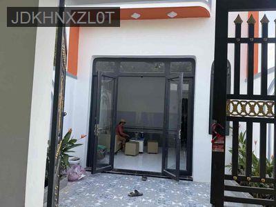 bán nhà mới mua còn mới 100% - Xã Mỹ Lộc  -  Huyện Cần Giuộc 