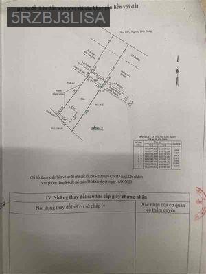 NHÀ MẶT TIỀN ĐƯỜNG 4 LINH TRUNG THỦ ĐỨC - Phường Linh Trung  -  Quận Thủ Đức 
