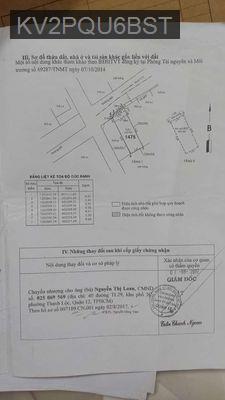 Nhà hẻm xe hơi TL19 - gần Gò Vấp - Hoàn công đầy đủ - Phường Thạnh Lộc  -  Quận 12 