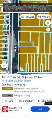 GẦN LANDMARK81, GIÁ: 29ty -DTSD: 225m2, 4pn4wc, Mt ĐƯỜNG TÂN CẢNG - Phường 25  -  Quận Bình Thạnh 