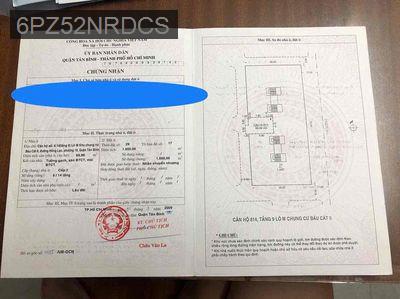 Bán chung cư bàu cát II, 70 mét vuông 2 Phòng ngủ - Phường 10  -  Quận Tân Bình 