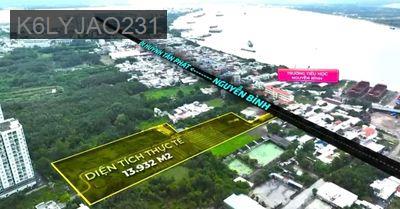 Bán đất 13.932m2 mặt tiền tại Nguyễn Bình , Phú Xuân ,Nhà bè - Xã Phú Xuân  -  Huyện Nhà Bè 