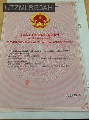 nhà mặt tiền nguyễn thị sóc cần bán - Xã Bà Điểm  -  Huyện Hóc Môn 