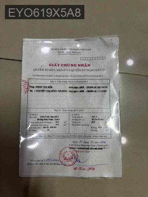 can bán nhà - Phường Bình Thuận  -  Quận 7 