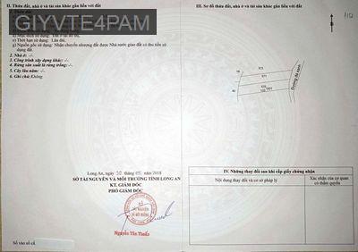 Bán nhà riêng chính chủ 266m2 tại thị trấn Đức Hòa  - Thị trấn Đức Hoà  -  Huyện Đức Hòa 