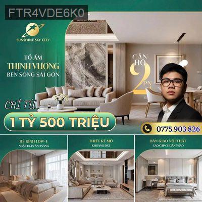 10 SUẤT Thanh toán 10% CÓ ngay căN 2 PHÒNG NGỦ. TRUNG TÂM PHÚ MỸ HƯNG. - Phường Tân Phú  -  Quận 7 