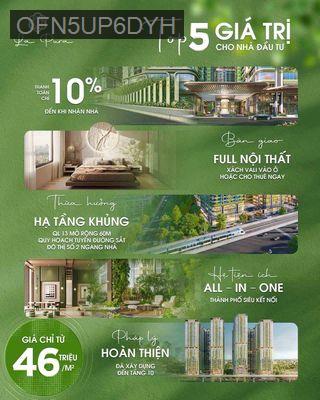 BÁN CH LAPURA MT Quốc Lộ Từ 2,2 Tỷ Thanh toán 10% Nhận Nhà - Phường Bình Hòa  -  Thị xã Thuận An 