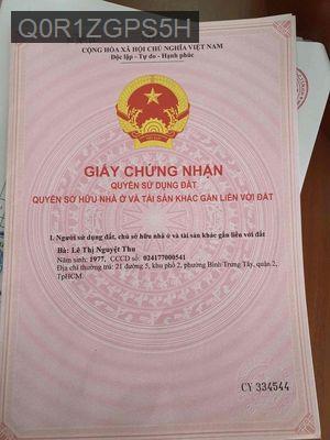 NGỘP: bán nhà HXH đường số 2 gần chợ phường cát lái ( quận 2 cũ) - Phường Cát Lái  -  Quận 2 