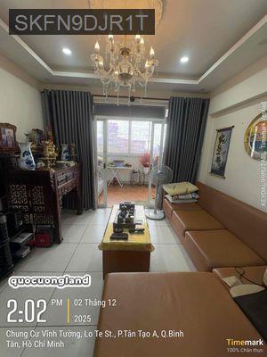 Bán Chung cư Vĩnh Tường 95m2. 2pn 2wc. bancon lớn Ngay chợ bà hom.SHR - Phường Tân Tạo A  -  Quận Bình Tân 