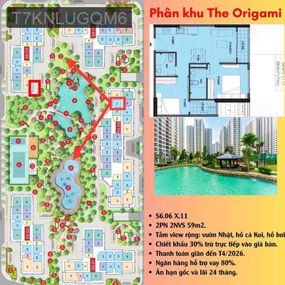 Phân khu Origami, 1pn+ view Vườn Nhật, hồ cá Koi. CK 30%, HTLS 24thang - Phường Long Thạnh Mỹ  -  Quận 9  Phân khu Origami, 1pn+ view Vườn Nhật, hồ cá Koi. CK 30%, HTLS 24thang - Phường Long Thạnh Mỹ  -  Quận 9