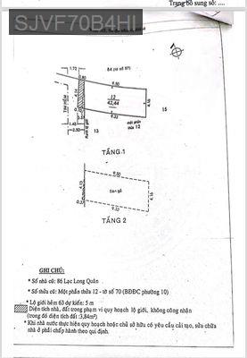 Nhà hẻm 647 đường Lạc Long Quân Tân Bình - Phường 10  -  Quận Tân Bình 