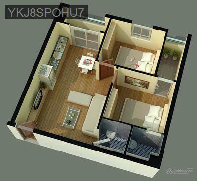 Bán CC 2PN 2WC Lô C, Tecco Green Nest, Q12, HCM (Đã có sổ) - Phường Tân Thới Nhất  -  Quận 12 